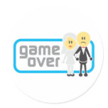 Game Over Marriage (Miis) Stickers