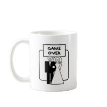 "Game Over" marriage Coffee Mugs