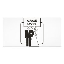 Game Over Marriage photo cards