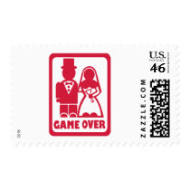 Game over - Marriage Postage Stamps