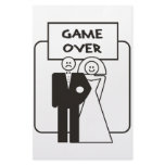 Game Over Marriage Customized Stationery