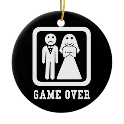 Game Over ornaments