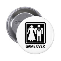 Game Over Pinback Button