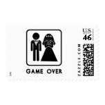 Game Over Postage Stamps