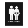 Game Over Post Cards