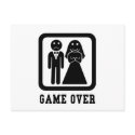 Game Over postcards