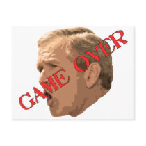 Game Over postcards