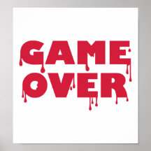 Game over print