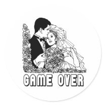GAME OVER stickers