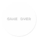 GAME OVER stickers by CasuallyHardcore GAME OVER stickers