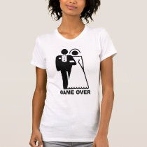 Game Over t-shirt by wedding_tshirts Game Over t-shirt