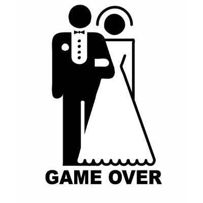 Game Over t-shirt by wedding_tshirts