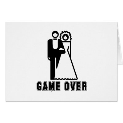 GAME OVER T-shirt cards