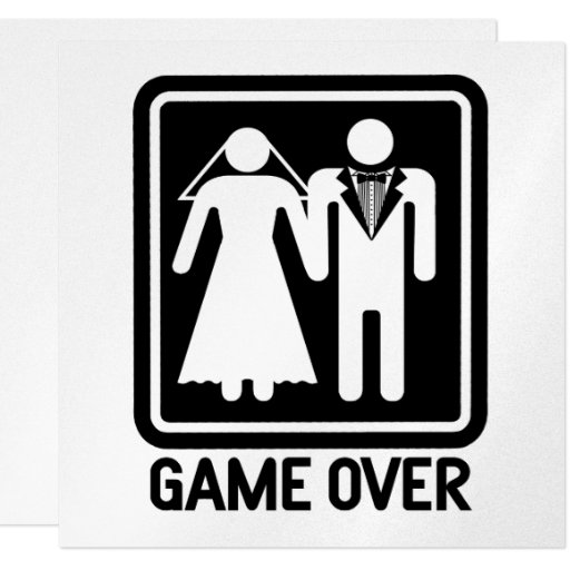 game over wedding shirt