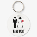 GAME OVER Wedding Keychain