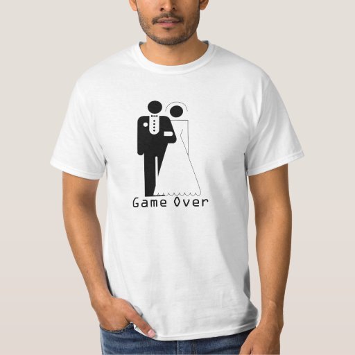 game over wedding shirt