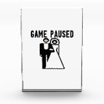 Game Paused Bride & Groom Award