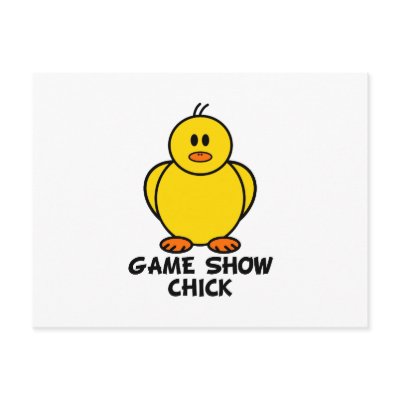 Game Show Chick Postcards by chicktshirts8