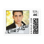 Game Time Custom Graduation Stamp - Blue stamps