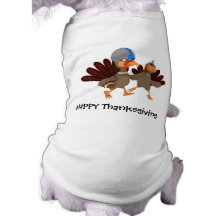 Game Time Thanksgiving Turkey Football Pet Clothes