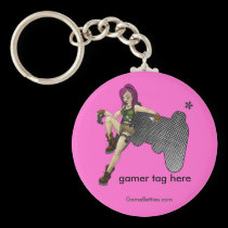 GameBetties Pink keychain keychains
