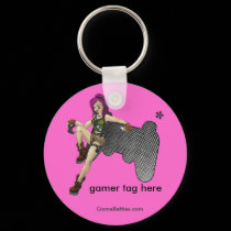 GameBetties Pink keychain by GameBetties GameBetties Pink keychain