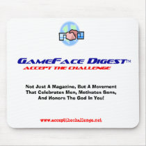 GameFace Digest Mousepad by rcole13002 GameFace Digest Mousepad
