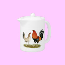 Gamefowl Wheatens teapots