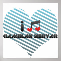 Gamelan Kebyar fan Print