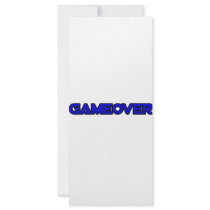GAMEOVER rack cards by Alt1Gamer GAMEOVER rack cards