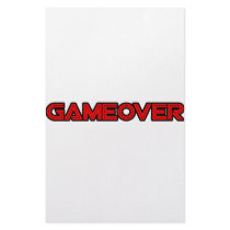 GAMEOVER stationery