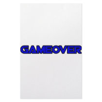 GAMEOVER stationery