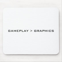 Gameplay > Graphics. Black White. Mouse Pad