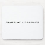 Gameplay > Graphics. Black White. Mouse Pad
