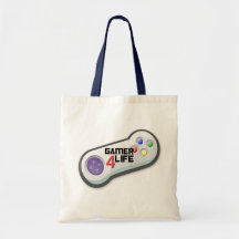 Gamer 4 Life Tote Bags