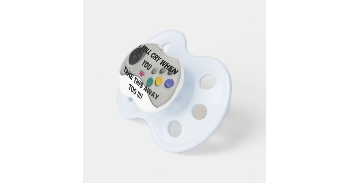 GAMER BEST FRIEND PACIFIER Zazzle