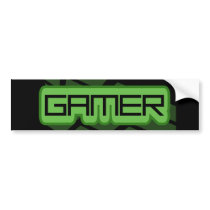 Gamer Bumper Sticker bumper stickers