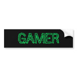 Gamer bumper sticker