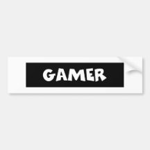 gamer bumper sticker