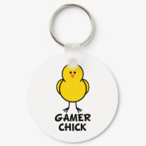 Gamer Chick keychains by chicktshirts8 Gamer Chick keychains