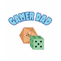 Gamer Dad - Dice t-shirts