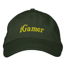 Gamer Embroidered Hat embroidered hats by embroideryshirts Gamer Embroidered Hat embroidered hats