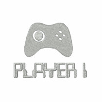 Gamer Embroidered Shirt embroidered shirts by OfficeGangsta Gamer Embroidered Shirt embroidered shirts