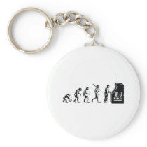 Gamer Evolution - Game Video Games Arcade Geek Key Chain