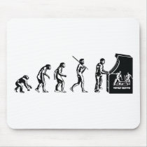 Gamer Evolution - Game Video Games Arcade Geek mousepads by CasuallyHardcore Gamer Evolution - Game Video Games Arcade Geek mousepads