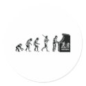 Gamer Evolution - Game Video Games Arcade Geek stickers by CasuallyHardcore Gamer Evolution - Game Video Games Arcade Geek stickers