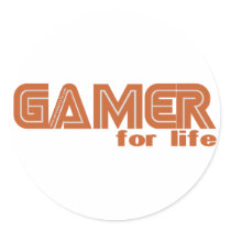 Gamer for Life Stickers