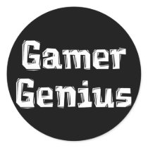 Gamer Genius stickers