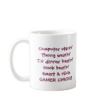 gamer girl chick rhyme mugs