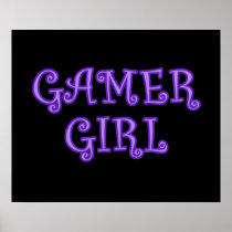 Gamer Girl Poster